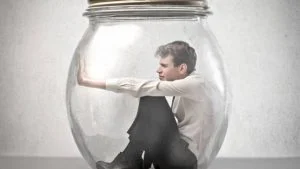 Biblical meaning of being trapped inside a toilet in a dream
