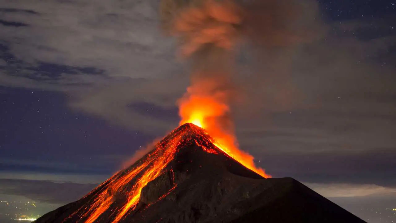 Dreaming of volcanic activity