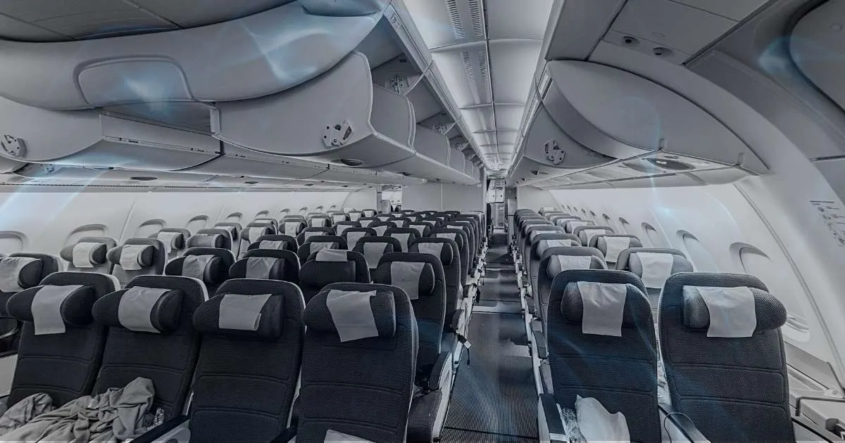 Dreaming of traveling in economy class on a plane