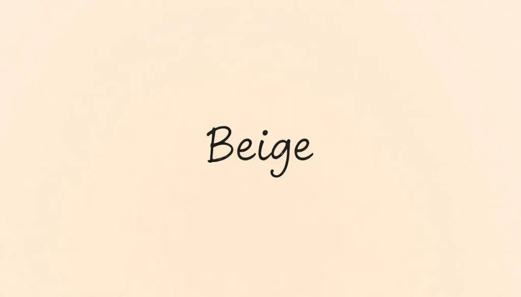Biblical Meaning of Beige in Dreams