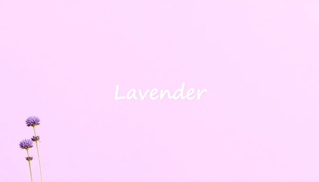 Biblical Meaning of Dreaming About the Color Lavender