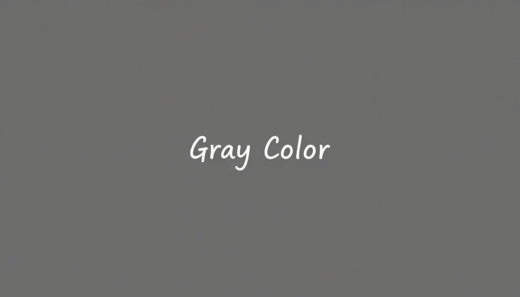 Biblical Meaning of Gray in Dreams