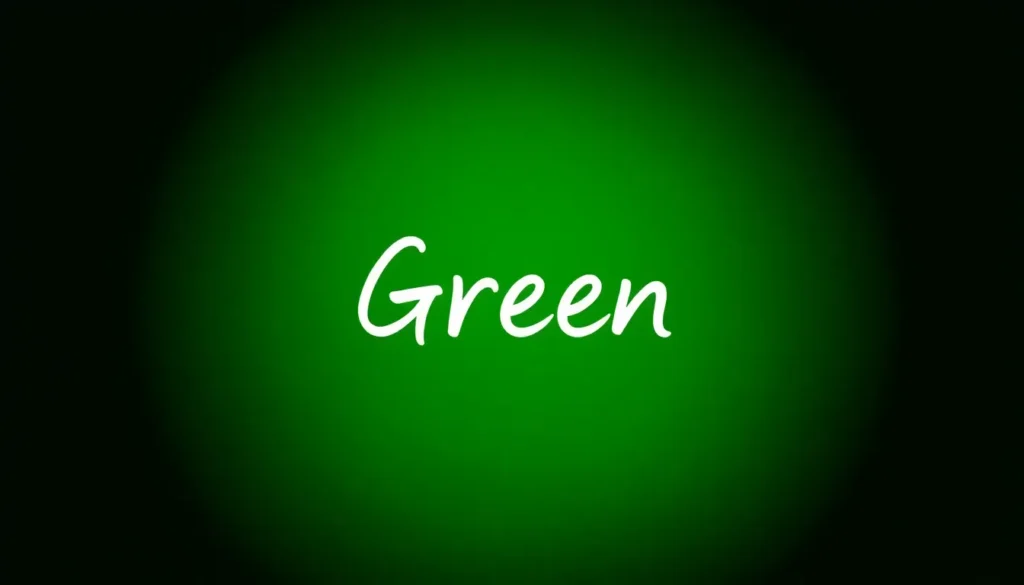 Biblical Meaning of Green Color in a Dream