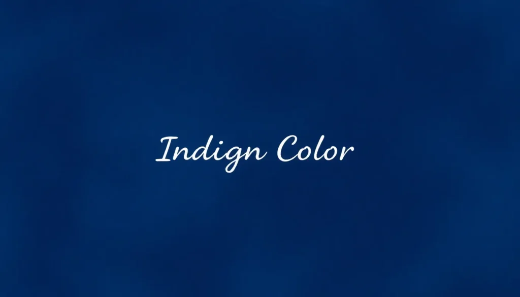Biblical Meaning of Indigo in Dreams