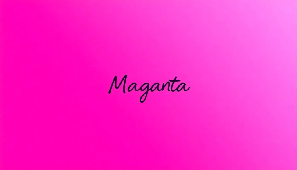 Biblical Meaning of Magenta Color in a Dream