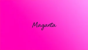 Biblical Meaning of Magenta Color in a Dream