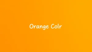 Biblical Meaning of Orange Color in a Dream