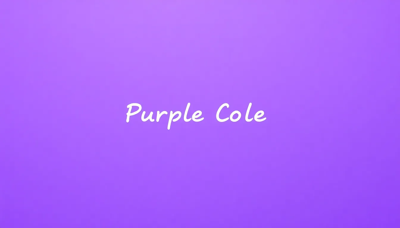 Biblical Meaning of Purple Color in a Dream