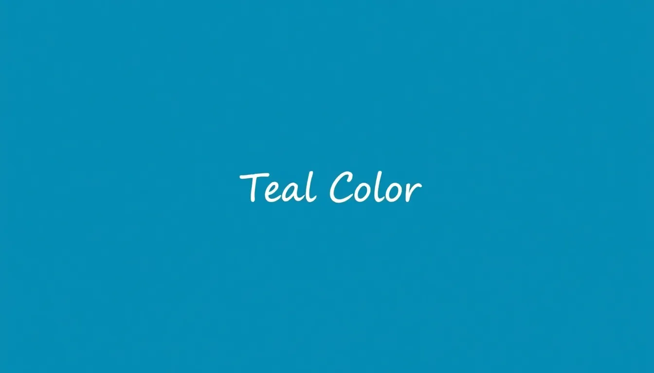 Biblical Meaning of Teal in Dreams