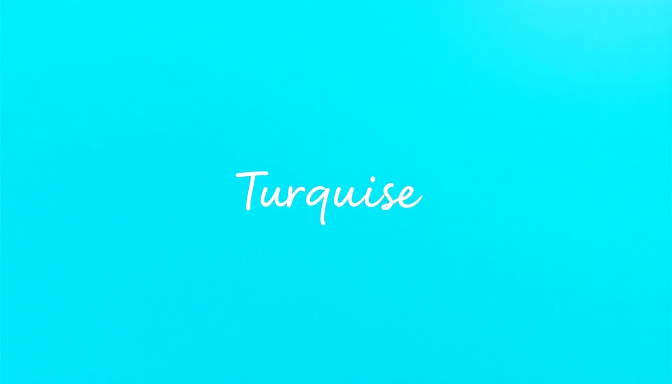 Biblical Meaning of Turquoise Color in a Dream