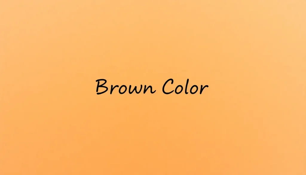 Biblical Meanings of Brown in Dreams