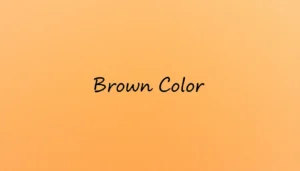 Biblical Meanings of Brown in Dreams